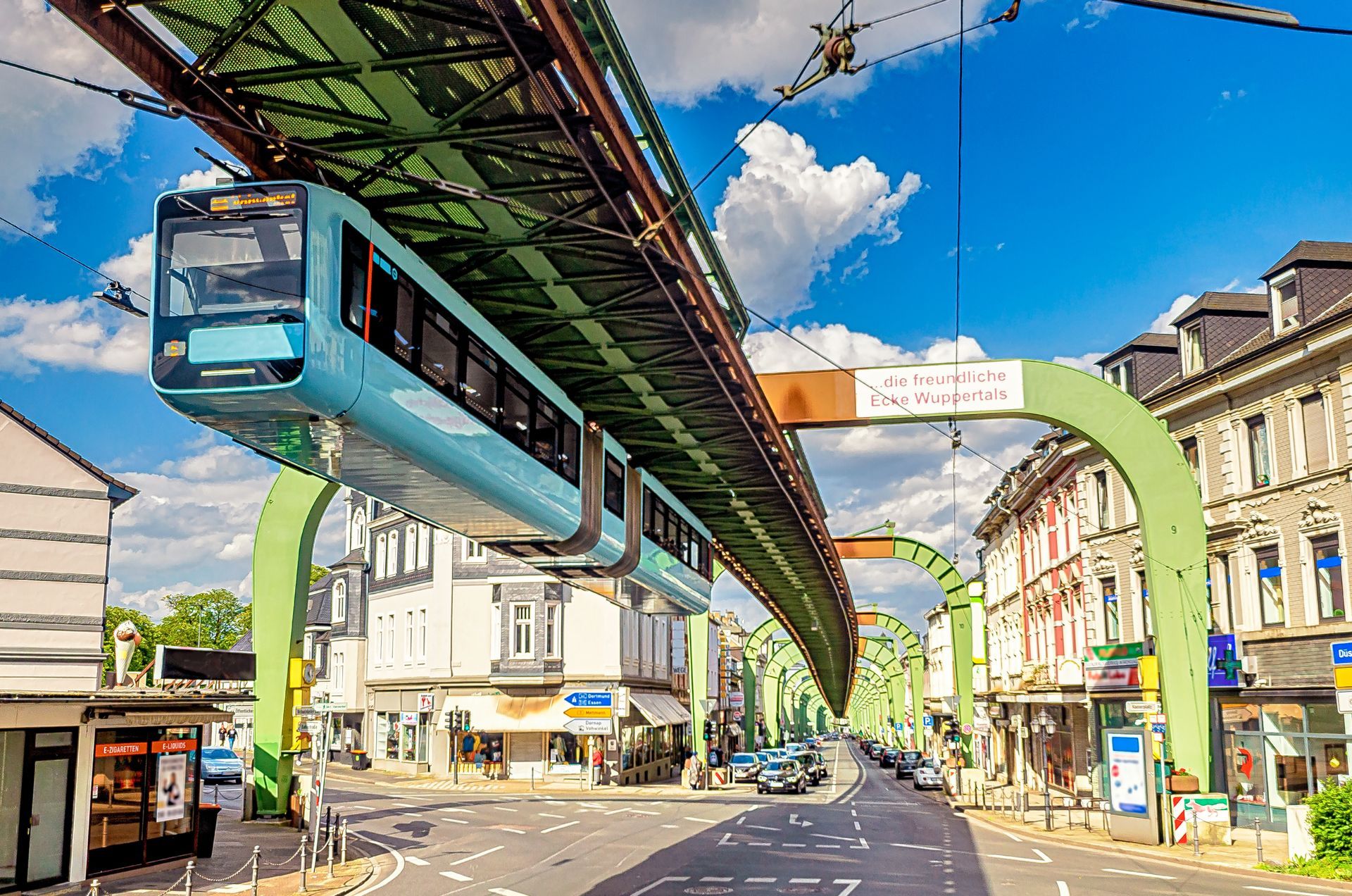 Bild der Stadt Wuppertal, Schwebebahn