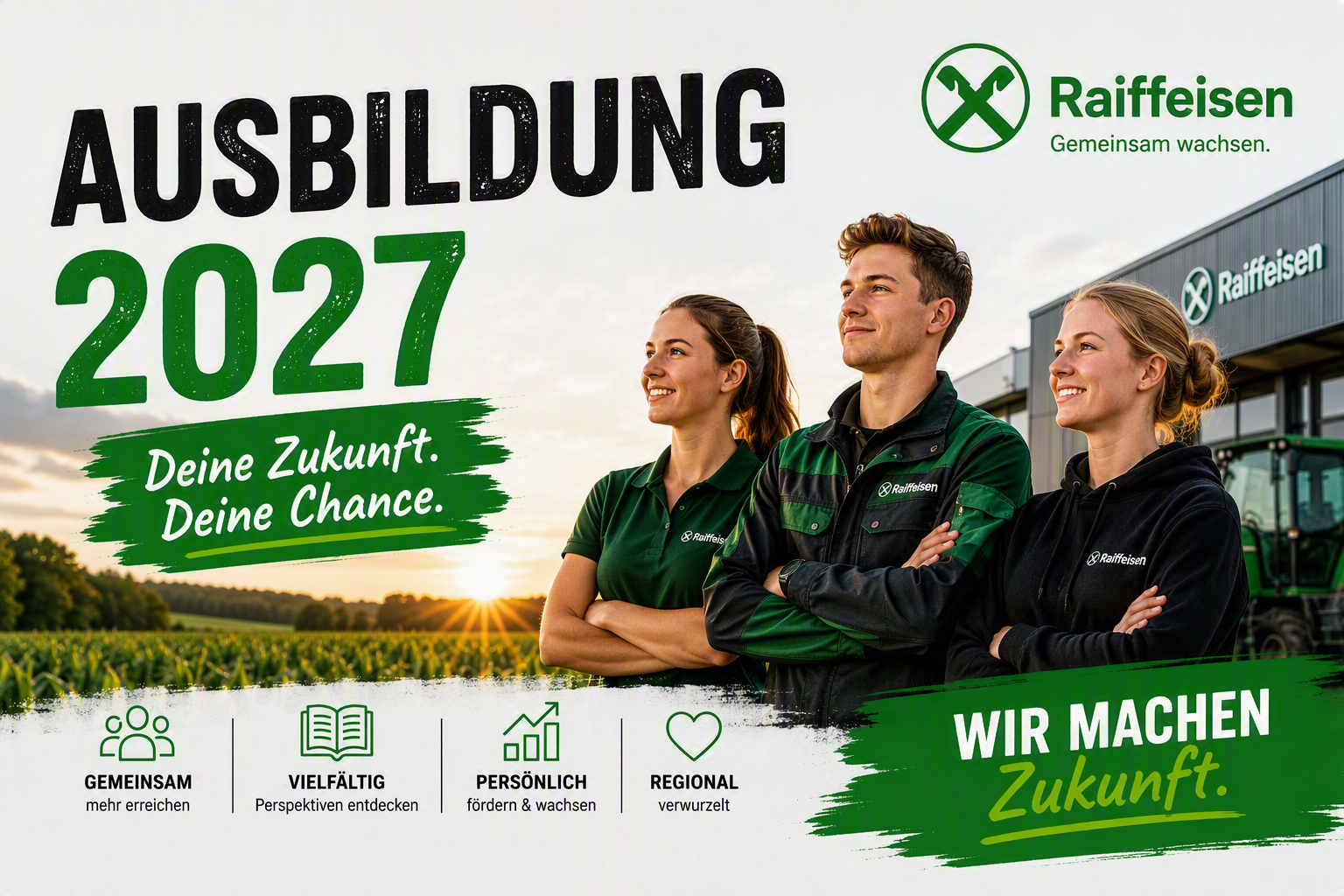 Ausbildung 2027
Bewirb Dich jetzt!!