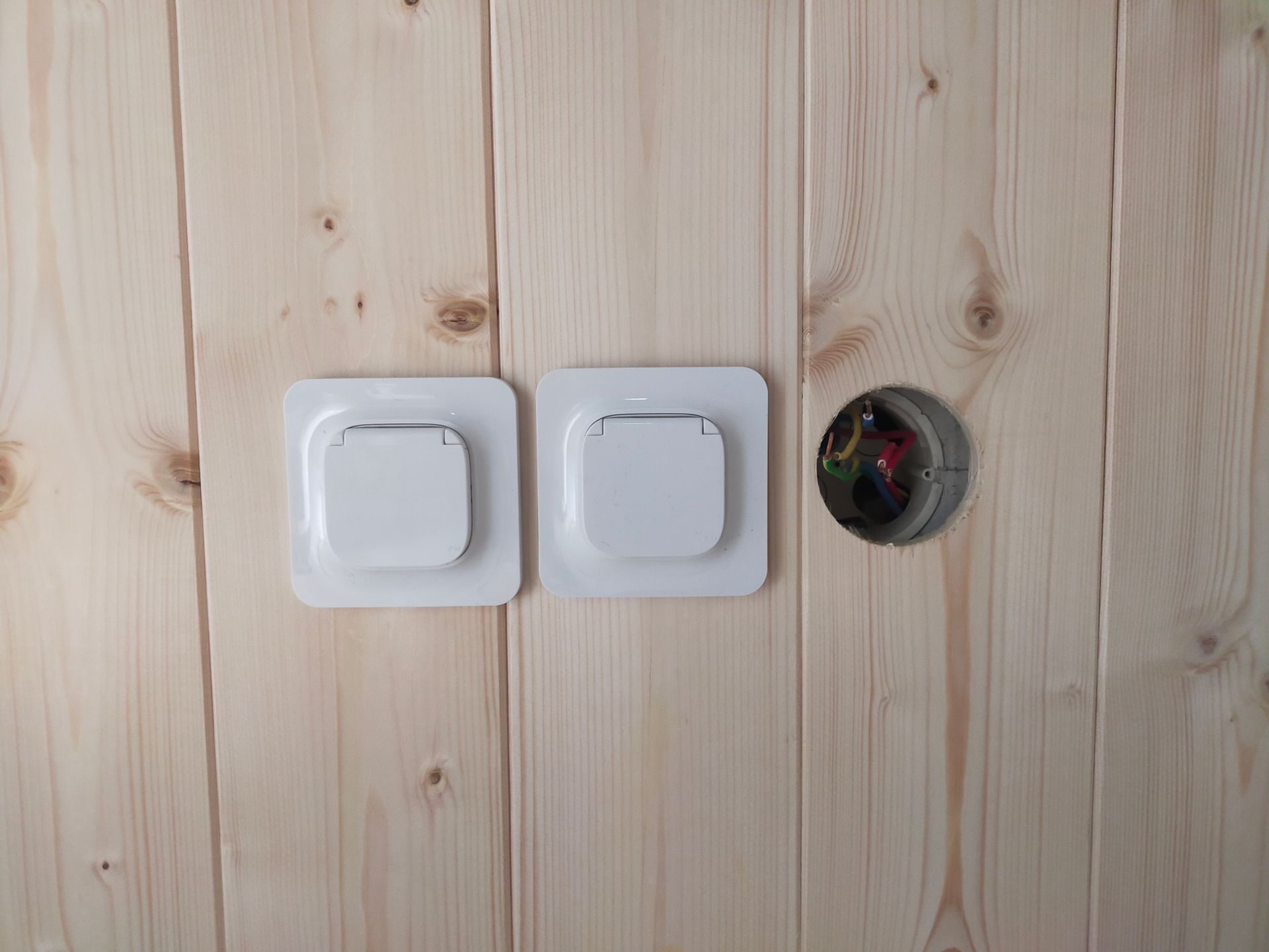 Pose de prise de courant