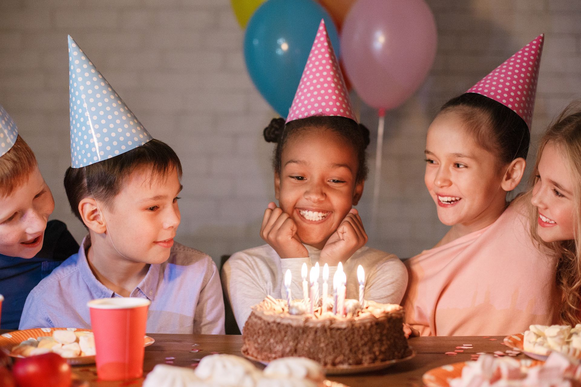 Fête d'anniversaire d'enfants.