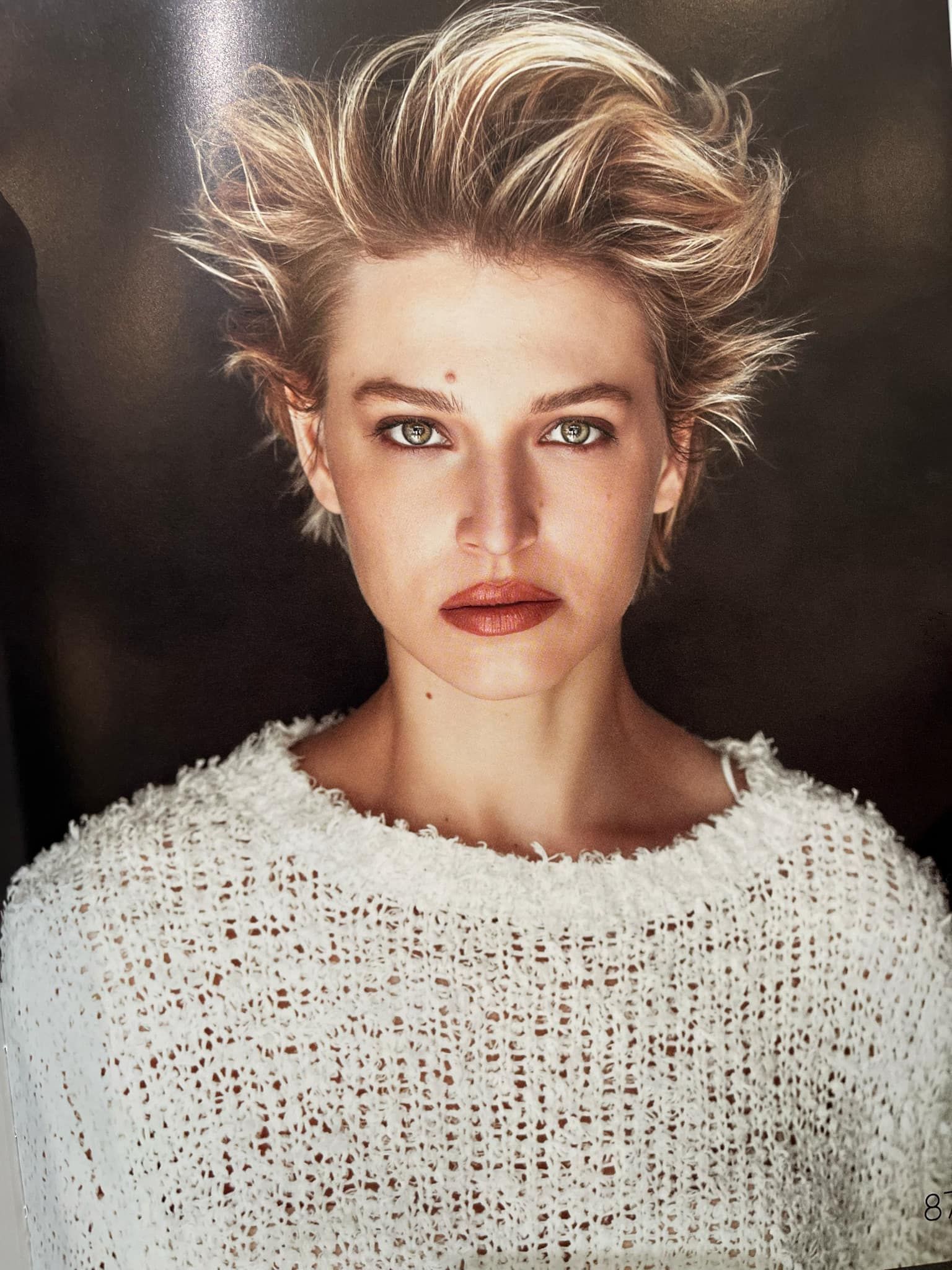 Automne enchanté, carré relevé