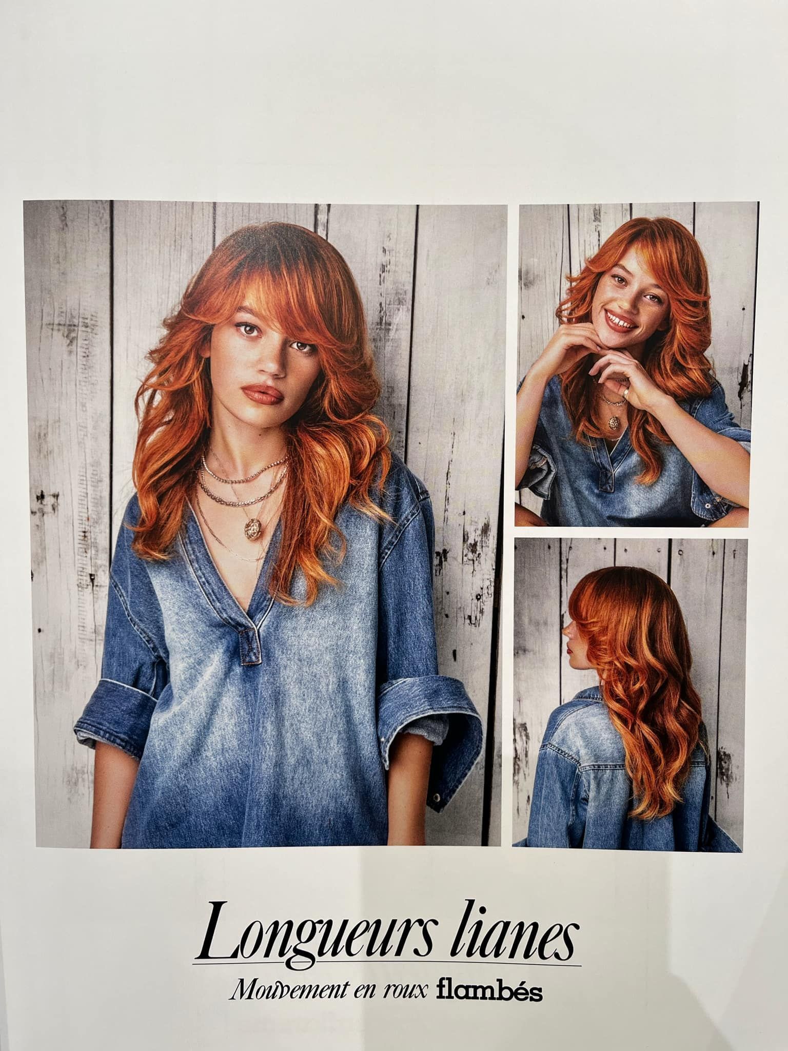 Longueures Lianes,Mouvements en roux flambés