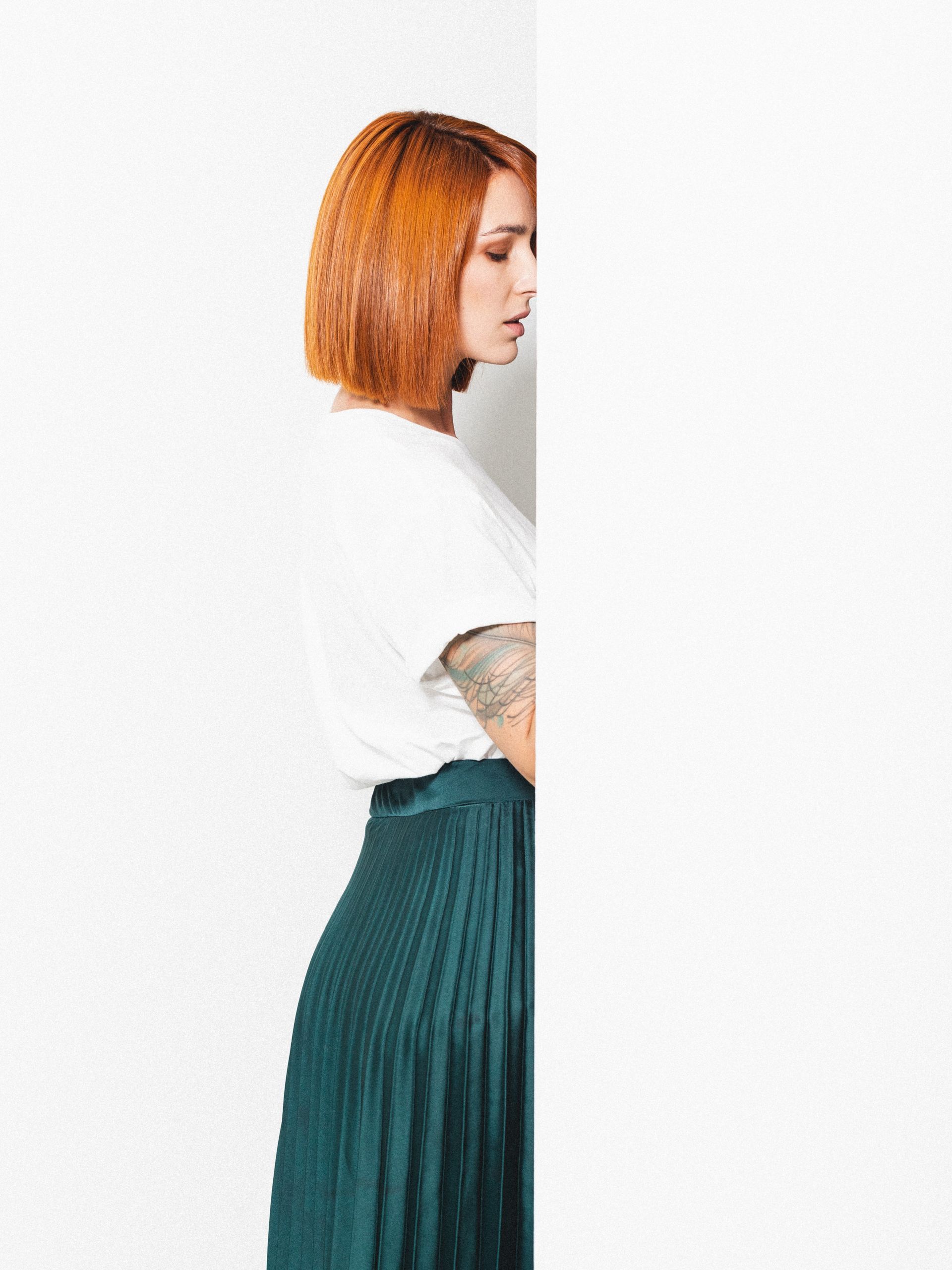 Couleur végétale rousse