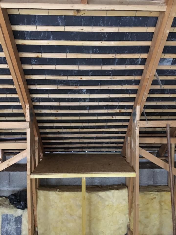 Pose d'une fenêtre de toit