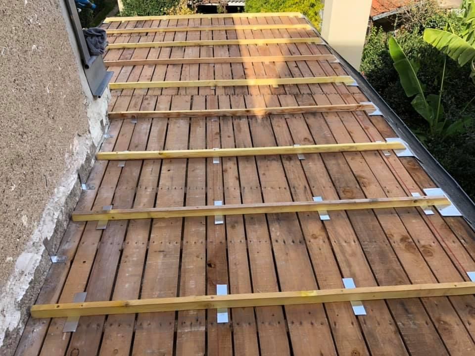 Toit plat - avant travaux