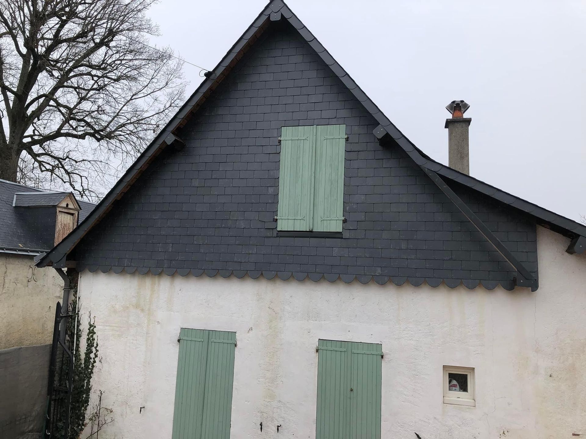 Rénovation d'un bardage - après