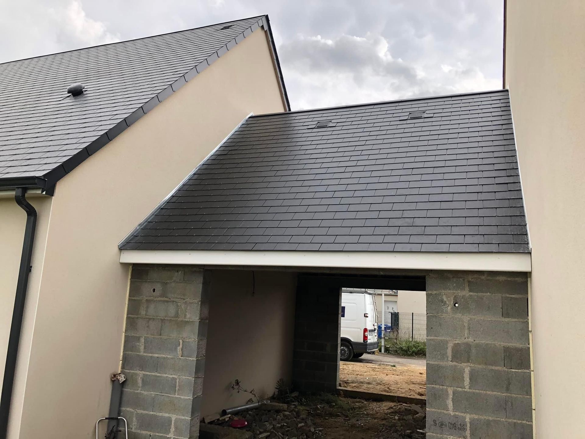 Construction d'un garage - après travaux