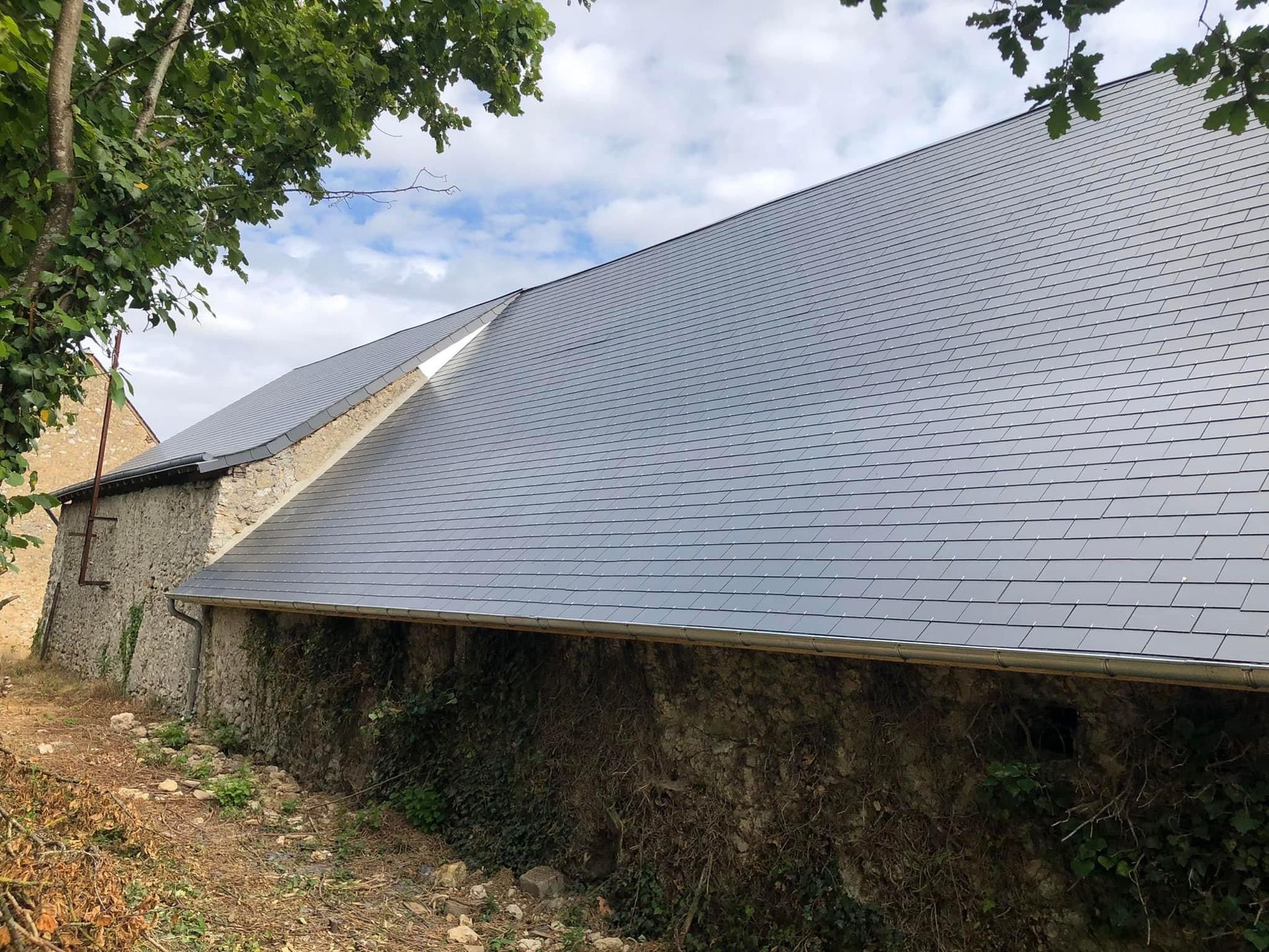 Rénovation d'une toiture - après