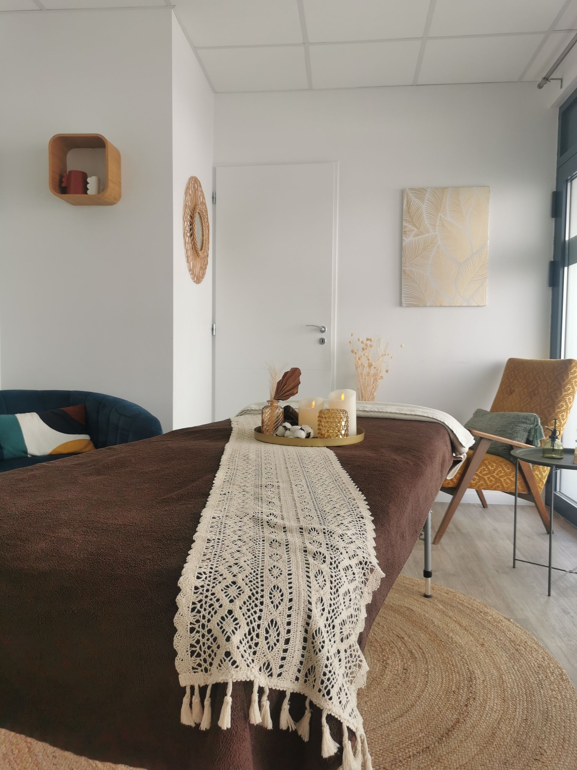 Table de massage du cocon de bien-être