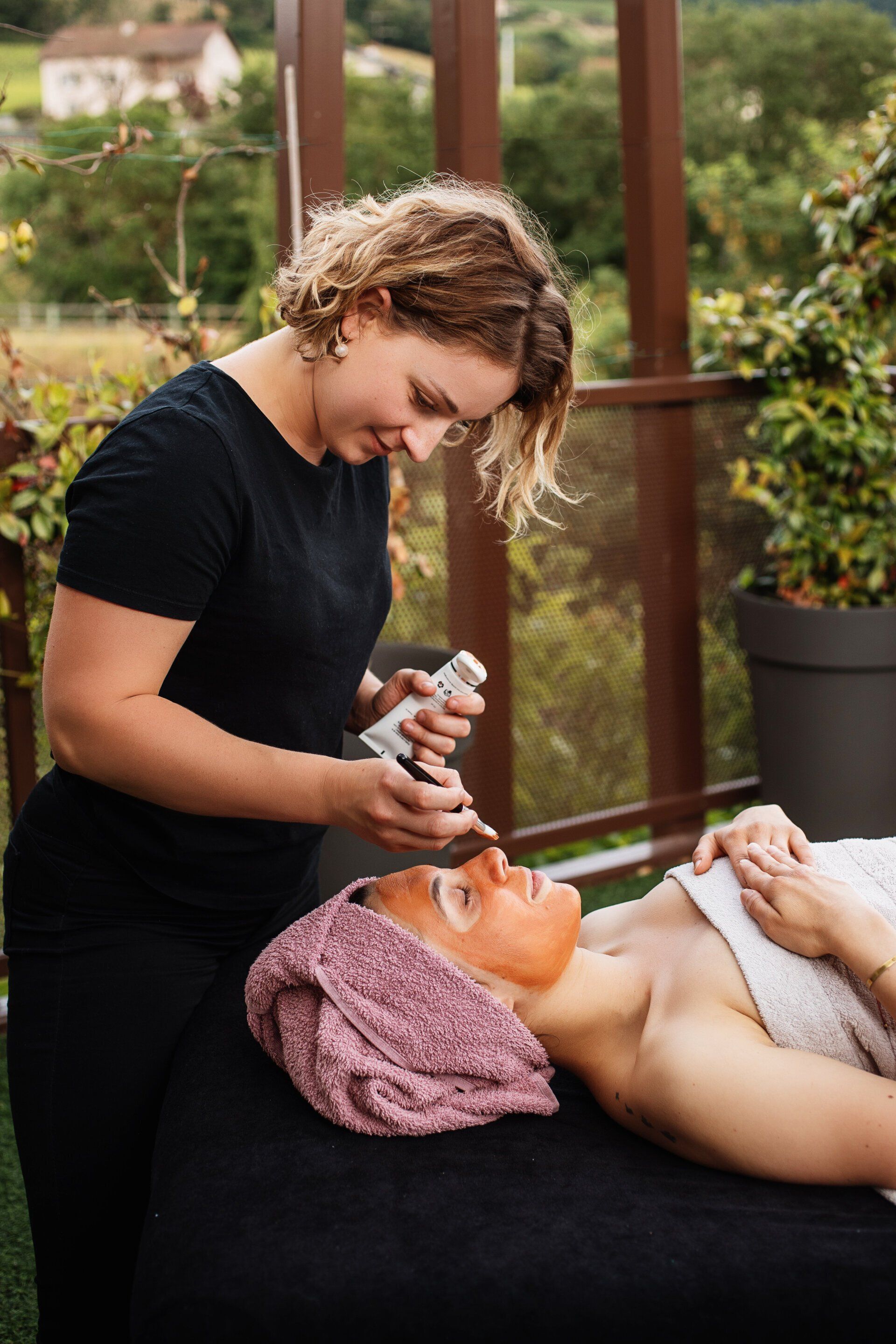 Soin visage masque argile Oxalia