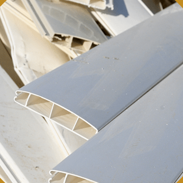 Collecte de chutes stores PVC