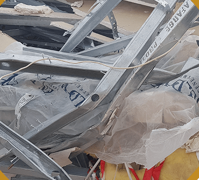 Collecte de déchets divers