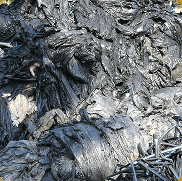 Collecte de paillage