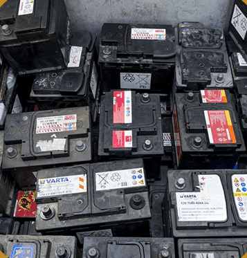Collecte de batteries usagées
