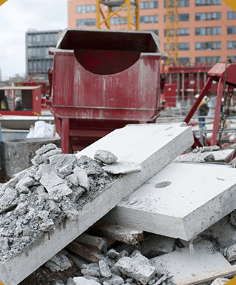 Collecte de déchets de chantiers