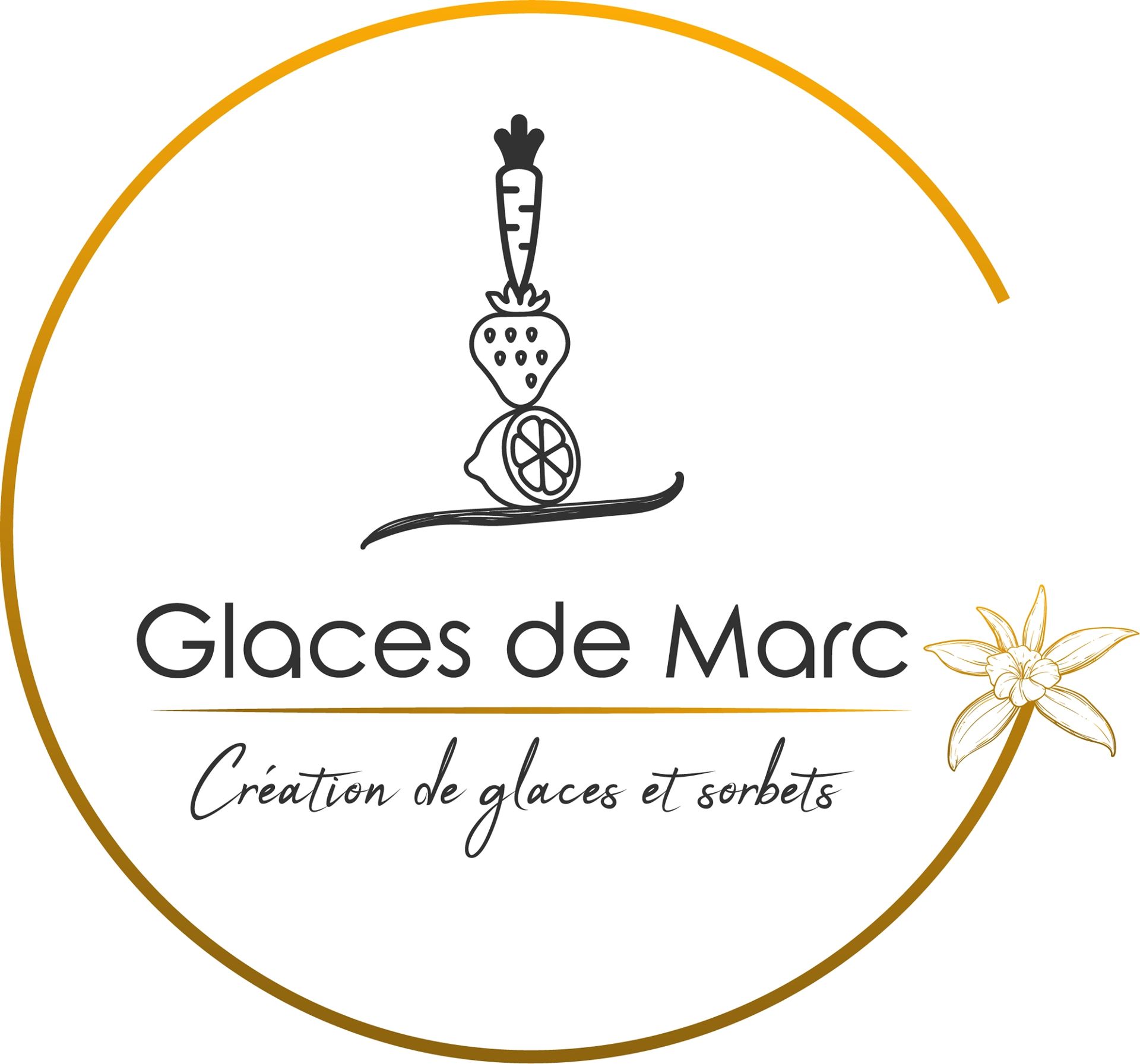 Logo Glaces de Marc