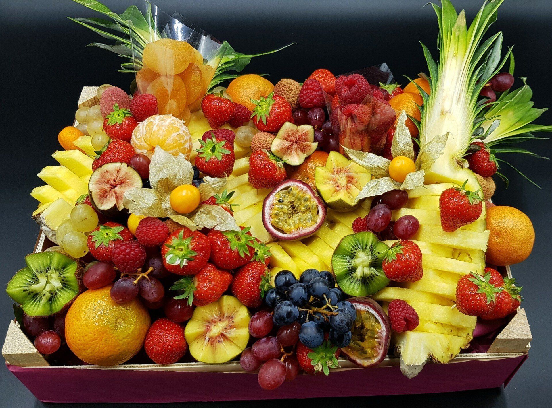 Une commande de fruits