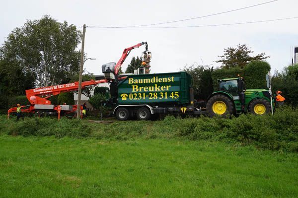 Rodung & Flächenrodung Mit Traktor und Landwirtschaft