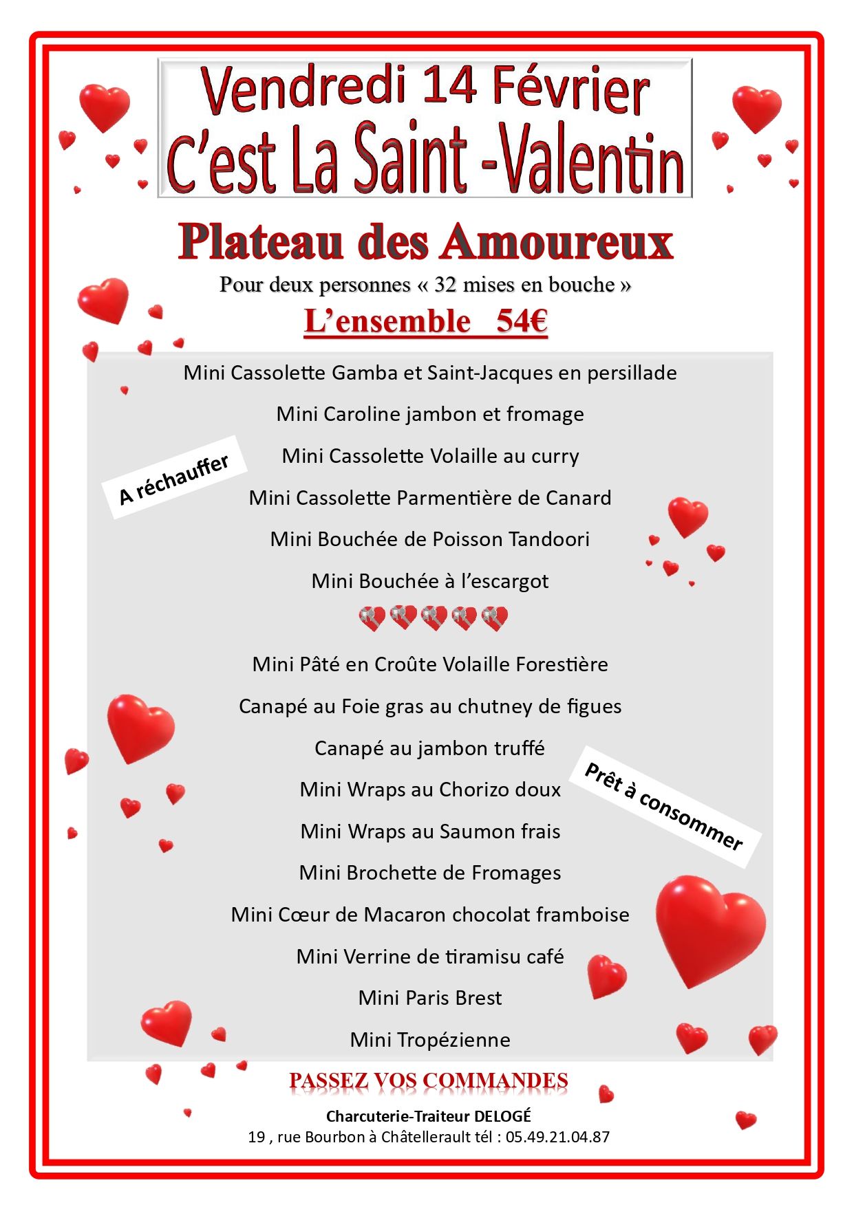 Carte du plateau des Amoureux