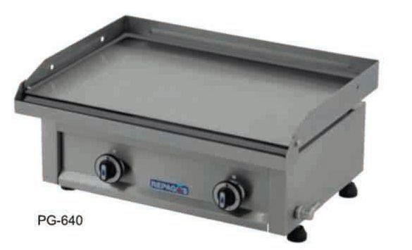 Una plancha de acero inoxidable con la página 640 escrita en ella