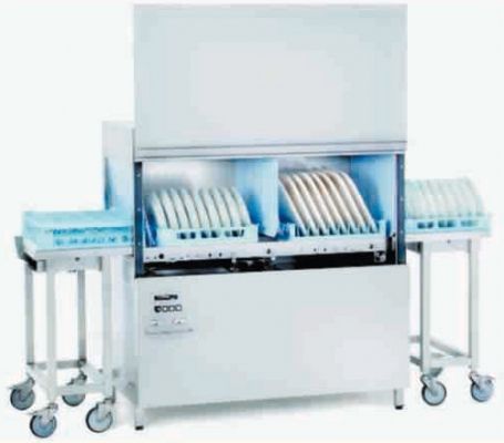 Una máquina con muchos platos dentro