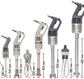 Hay muchos tipos diferentes de mezcladores en diferentes tamaños.