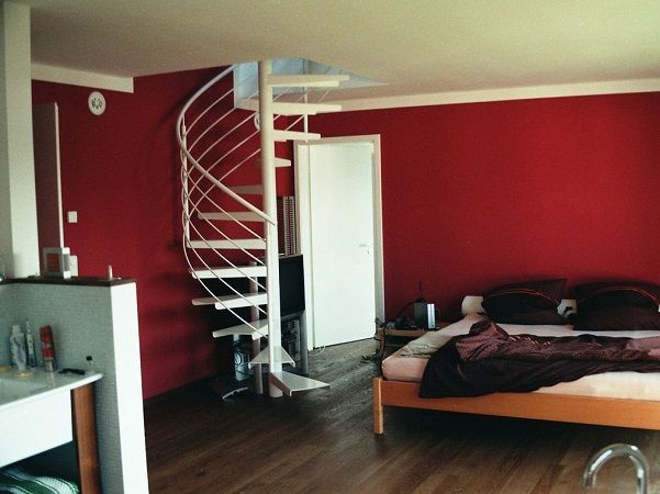 Holzboden holz Wendeltreppe