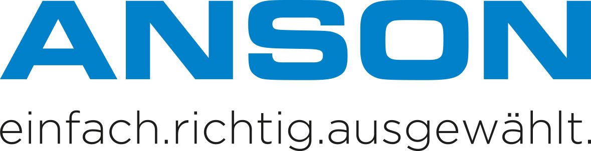 Logo for Anson, a company, with the word