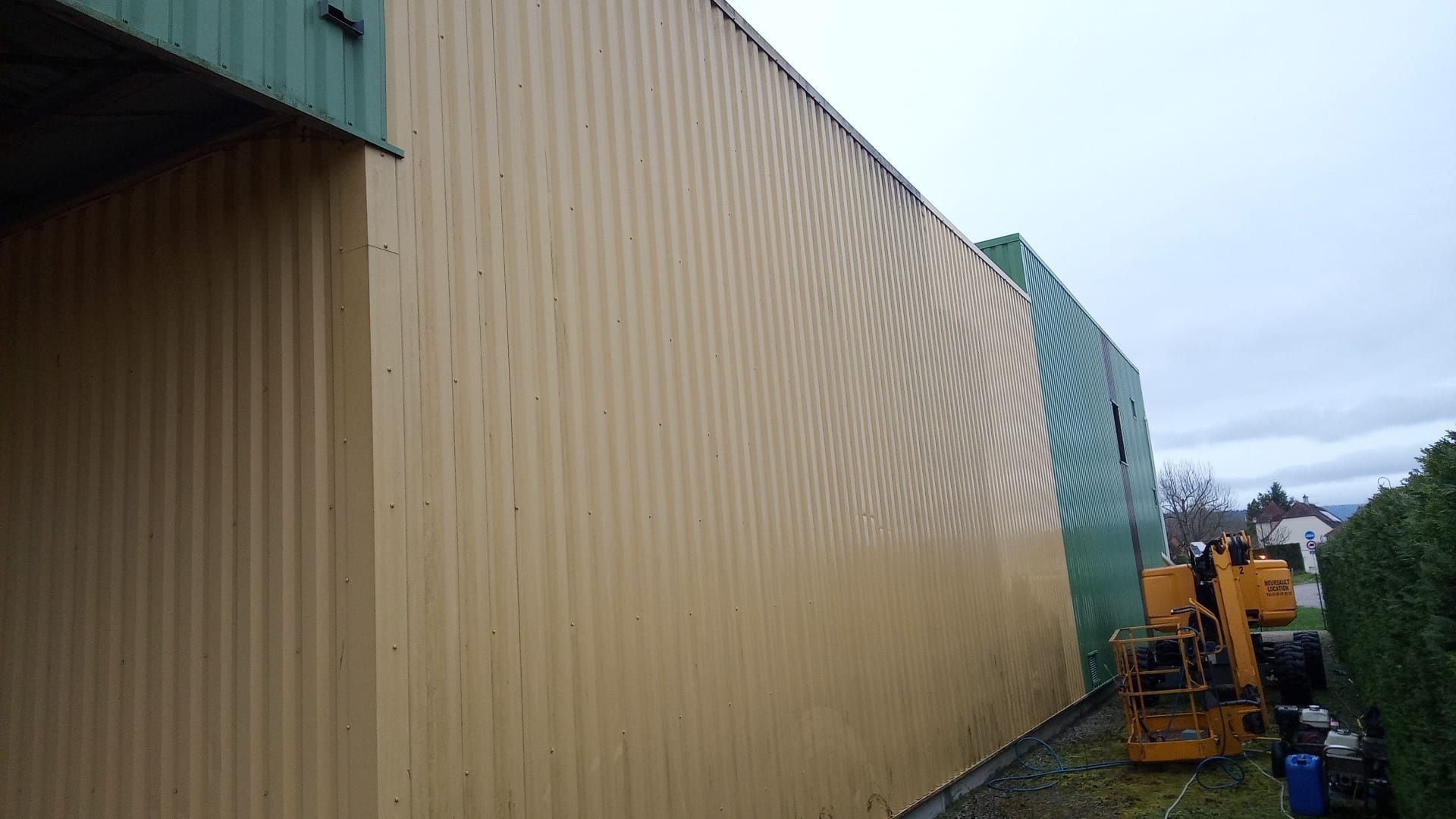 nettoyage de bardage