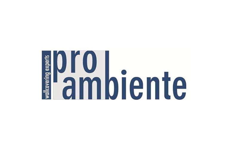 Auf weißem Hintergrund ist ein Logo von pro ambiente zu sehen