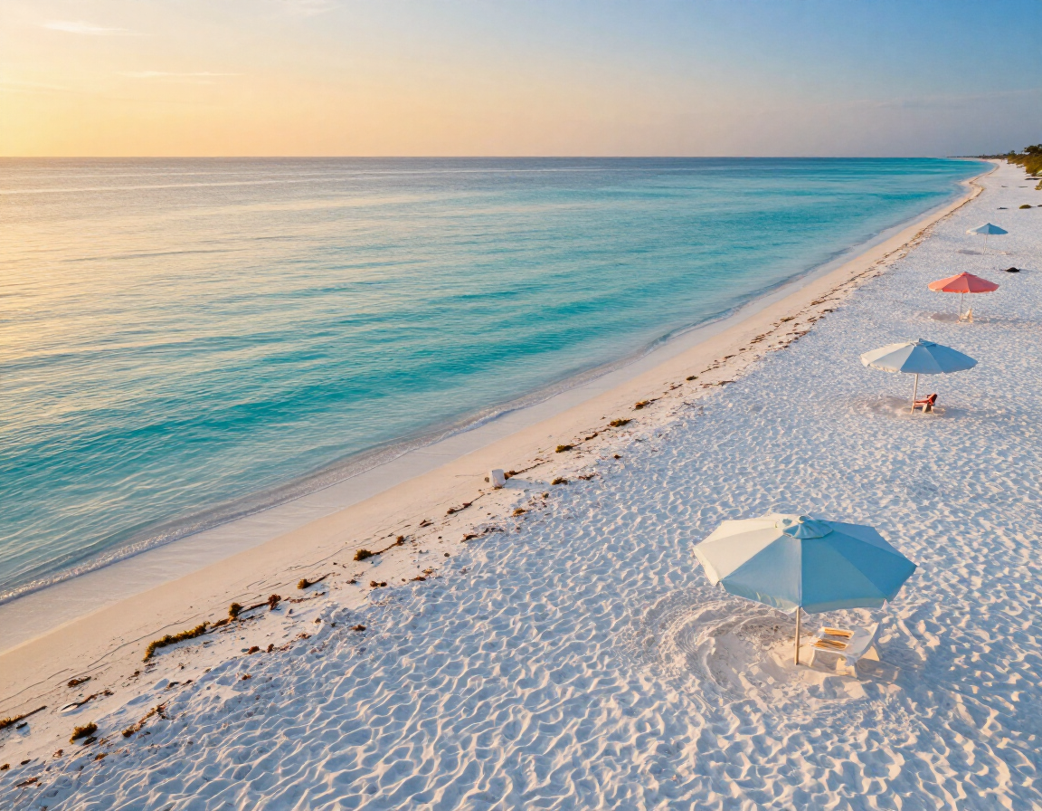 Anna Maria Island beach aerial view