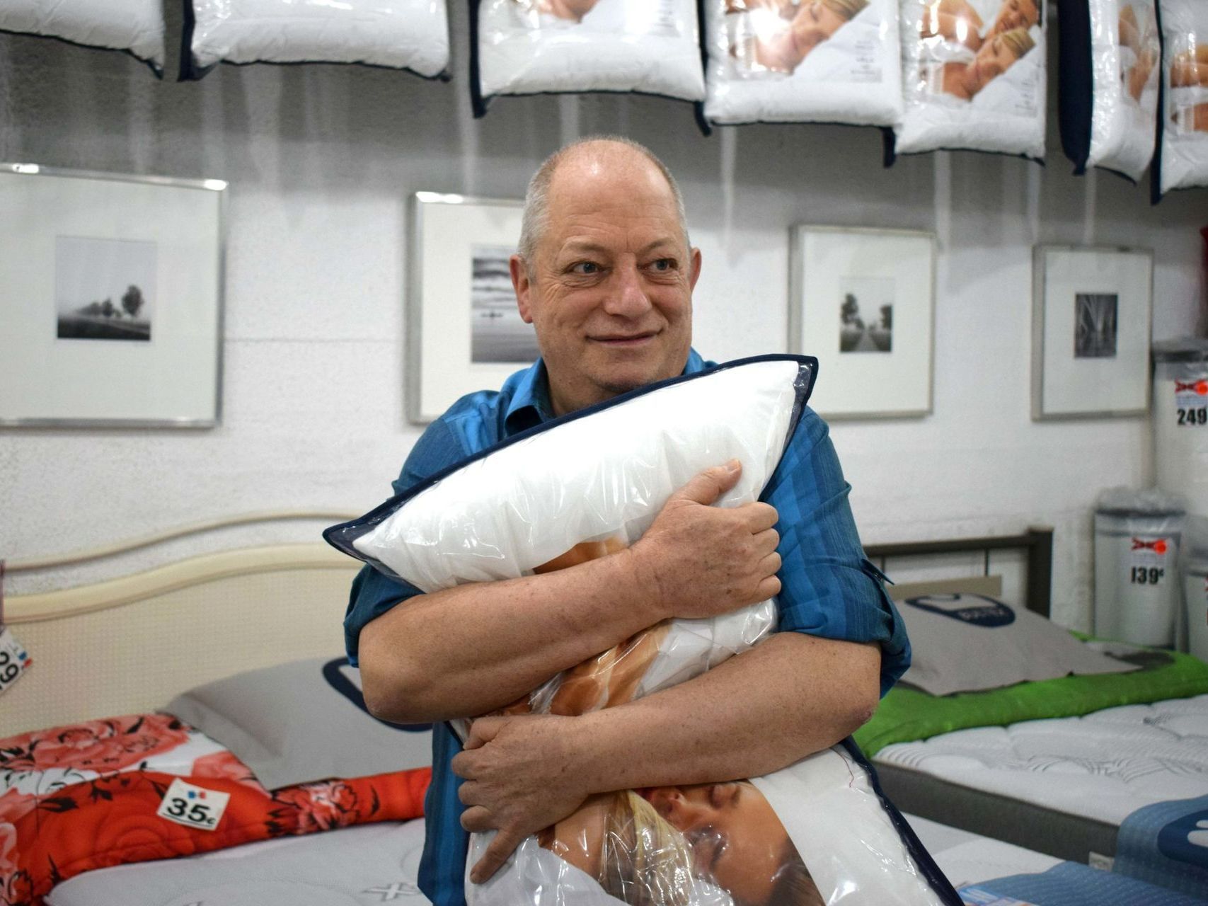 Les oreillers du magasin