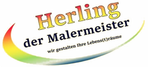 Ein farbenfrohes Logo für Herling der Malermeister