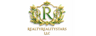 Logo for Realty Realty Stars, LLC, green design with the letter R.