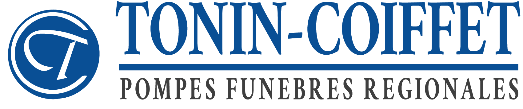 Logotype des pompes funèbres Tonin-Coiffet.