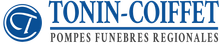 Logotype des pompes fun&egrave;bres Tonin Coiffet.