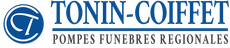 Logotype des pompes fun&egrave;bres Tonin Coiffet.