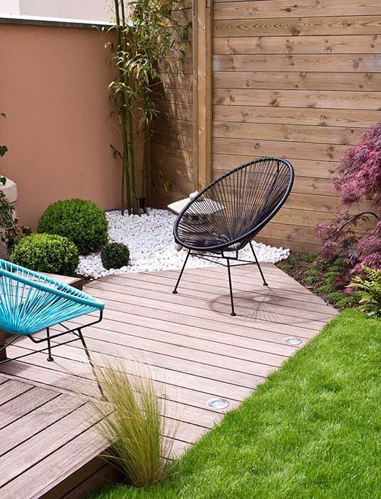 Une terrasse en bois