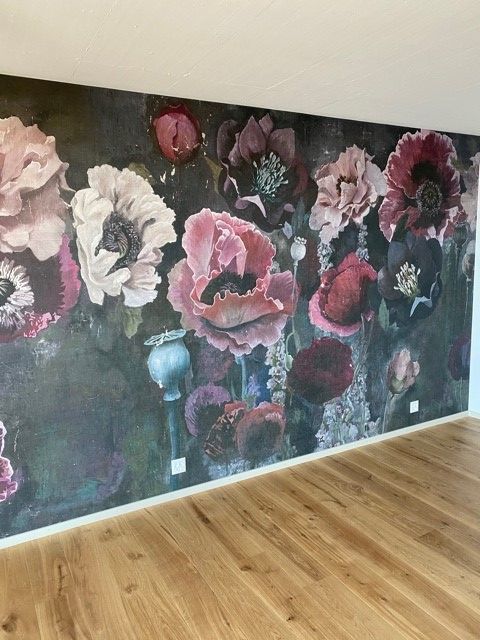 Blumentapeten - Malergeschäft Schiavano GmbH in Samstagern