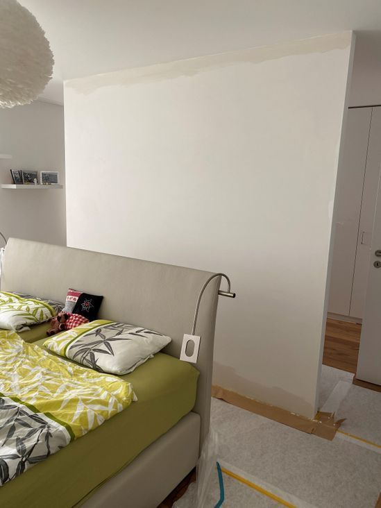 Vorher Nachher Wand Maler Gipser Arbeiten