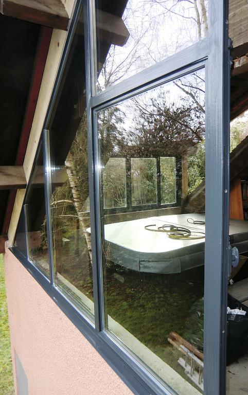 Zoom verrière de pignon