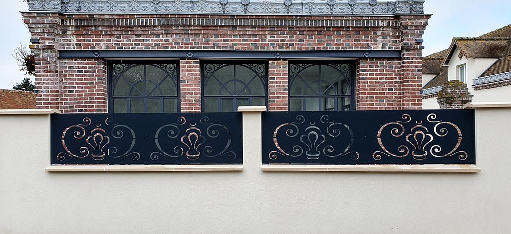 Clôture découpe laser