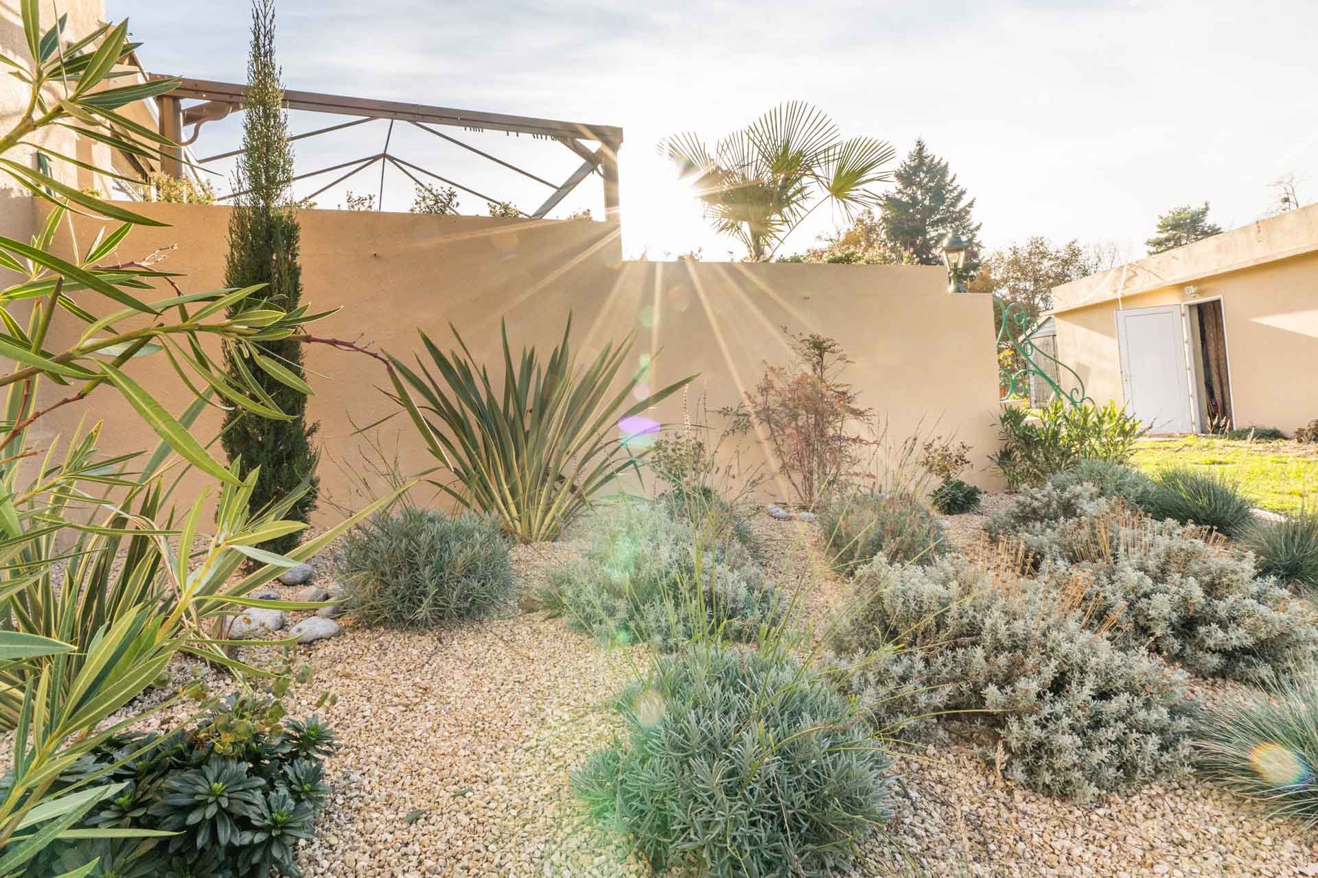 Jardin de style méditerranéen