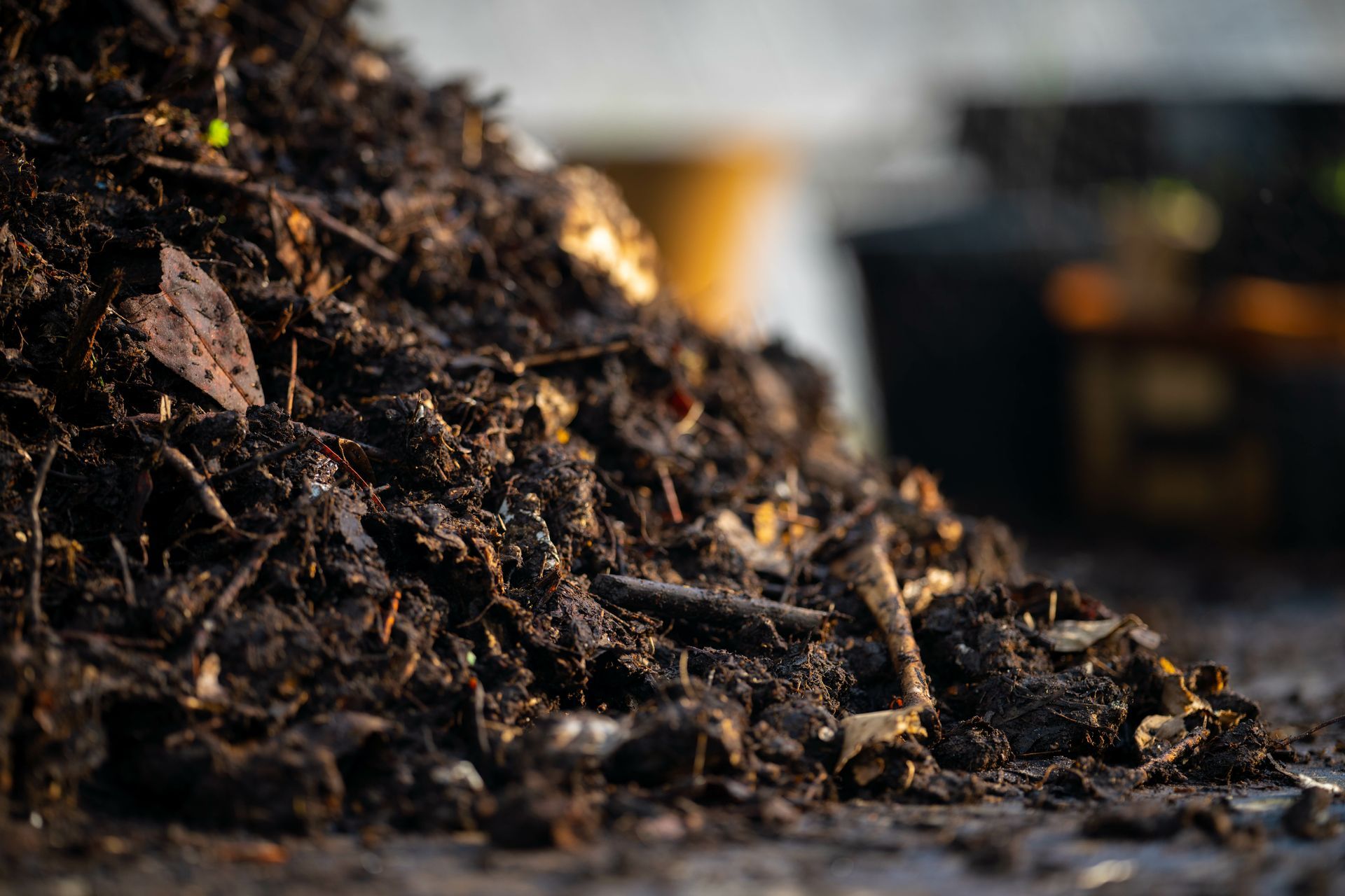 Du compost à même le sol