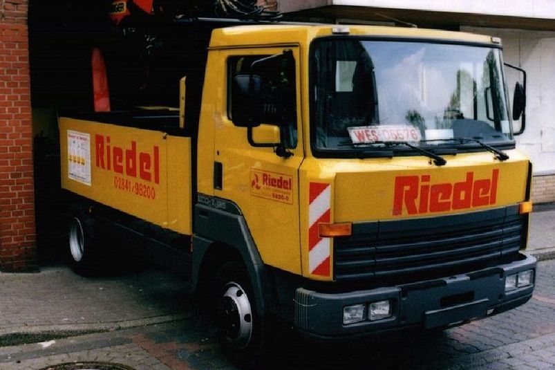 Fahrzeug der Riedel Recycling GmbH
