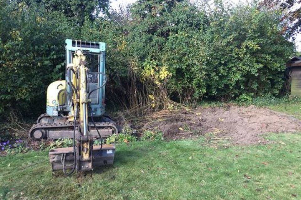 Erdbewegungsarbeiten der Riedel Rückbau GmbH