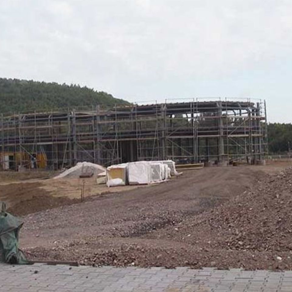Büro der Riedel Recycling GmbH, Baustelle