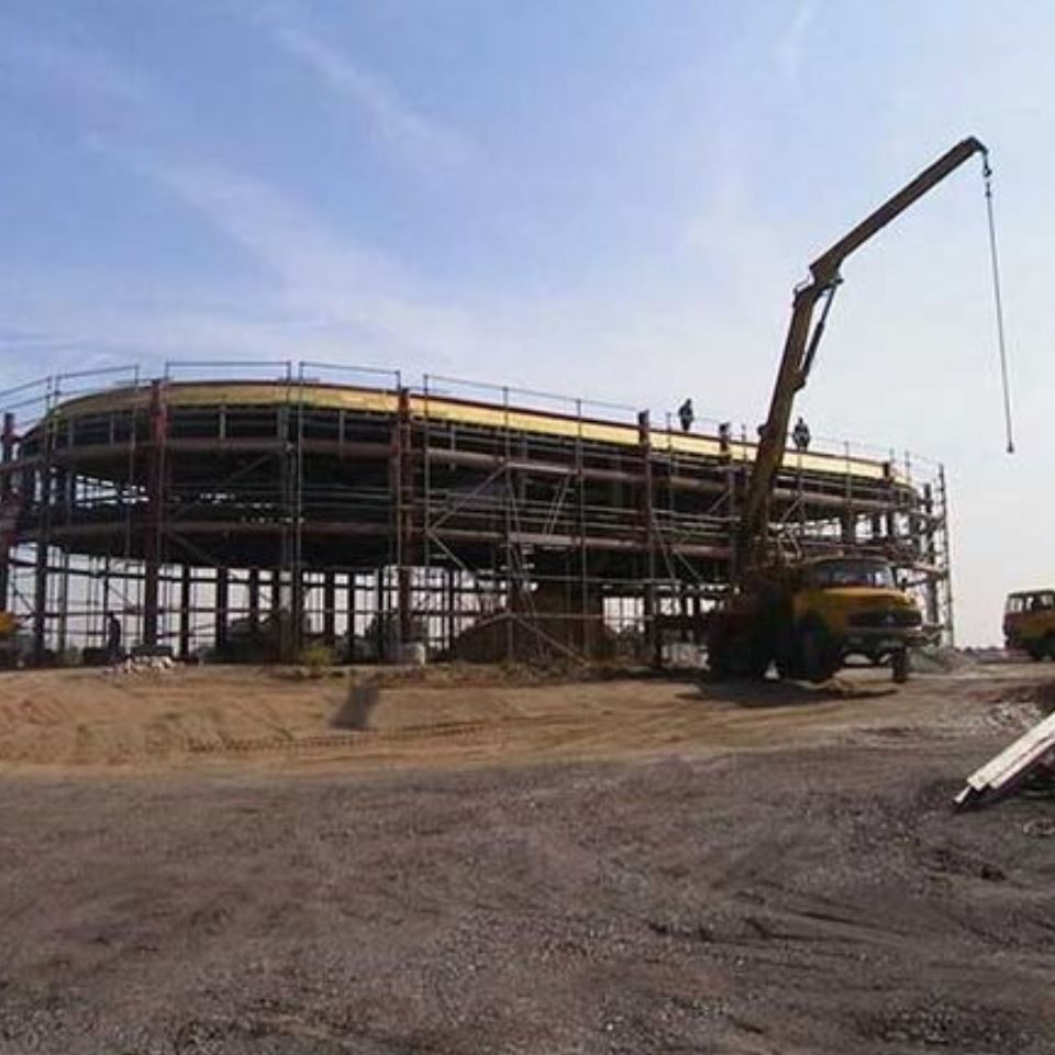 Büro der Riedel Recycling GmbH, Baustelle