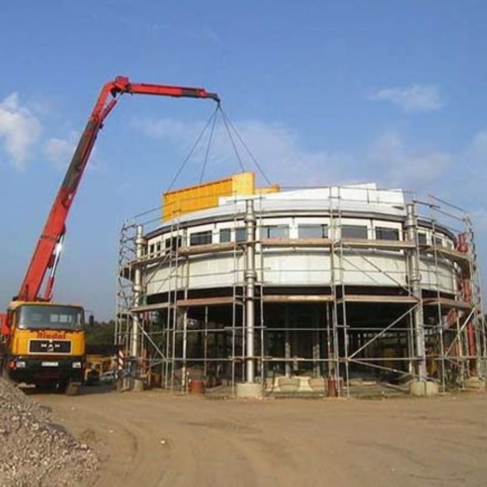 Büro der Riedel Recycling GmbH, Baustelle