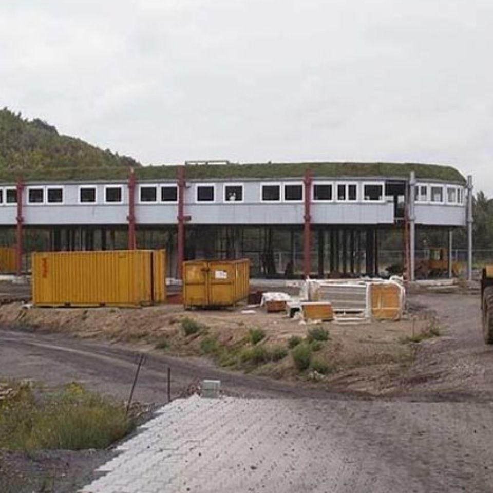 Büro der Riedel Recycling GmbH, Baustelle